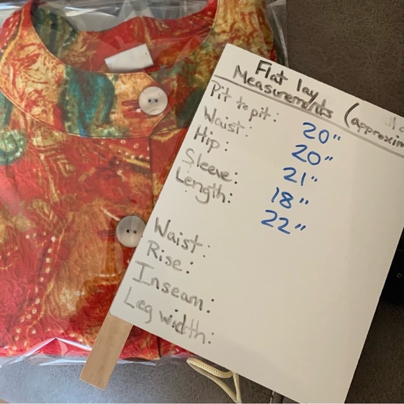 Chico’s Utopian Flower Amalia Button Front Jacket - Picture 8 of 9